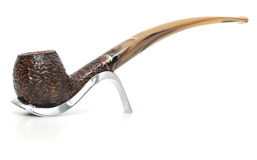 PIPE SAVINELLI GINGER'S FAVORITE RUSTICATED BROWN 626 APPLE CHURCHWARDEN