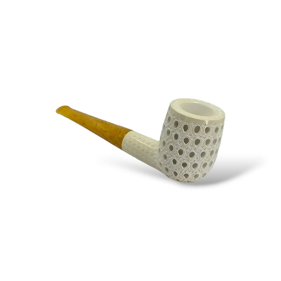 Pipa LUBINSKI Meerschaum in schiuma di mare Jumbo Air Conditioned Billiard