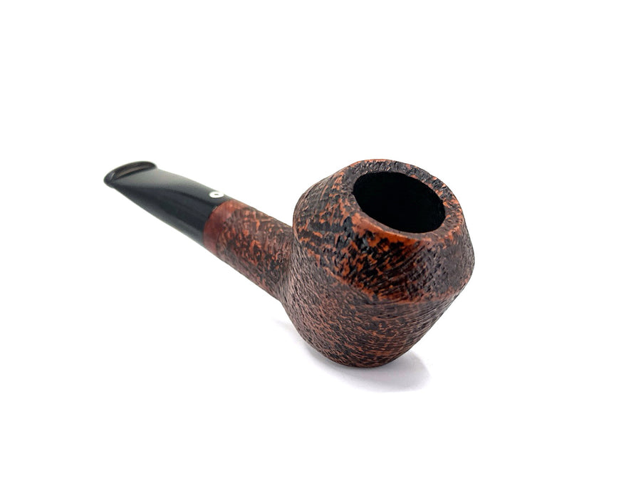 Talamona Pipe Rhodesian Meeting Sandblasted Brown Nose Burner Handmade in Italy Paolo Croci