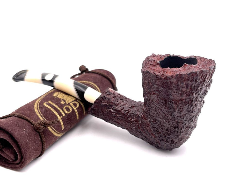 PIPA FLOPPY ROCK ON THE SEA RUSTICATA SPIGOT HAND MADE IN ITALY BY PAOLO CROCI