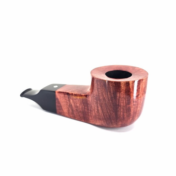 Talamona Pipe Reverse Calabash Square Pot Smooth Red