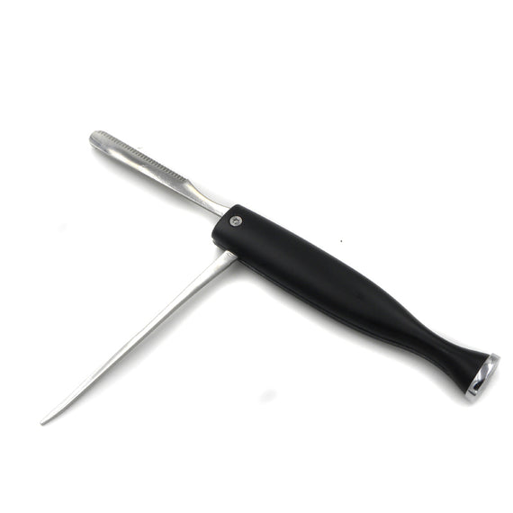 Pigino curapipe metallo nero