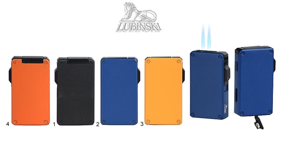 ACCENDINO LUBINSKI COUNTRY DOPPIO JET FLAME E BUCASIGARI