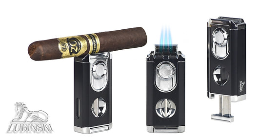 ACCENDINO LUBINSKI SUNDAY TRIPLO JET FLAME E V-CUTTER