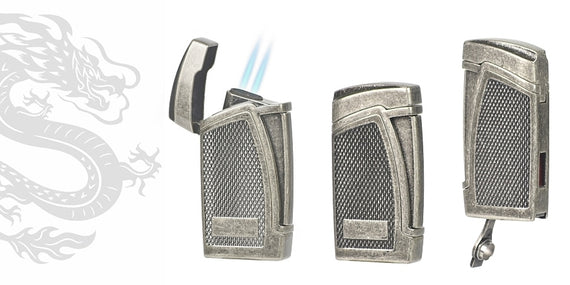 ACCENDINO LUBINSKI DOPPIO JET FLAME E BUCASIGARI