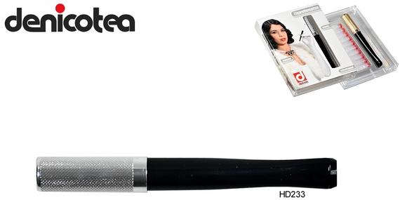 Bocchino Denicotea 10 cm unisex grana di riso con espulsore