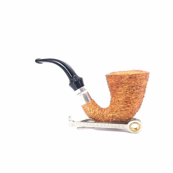 Brebbia Pipe Calabash First 1997 Rocciata Chiara 9mm o adattatore