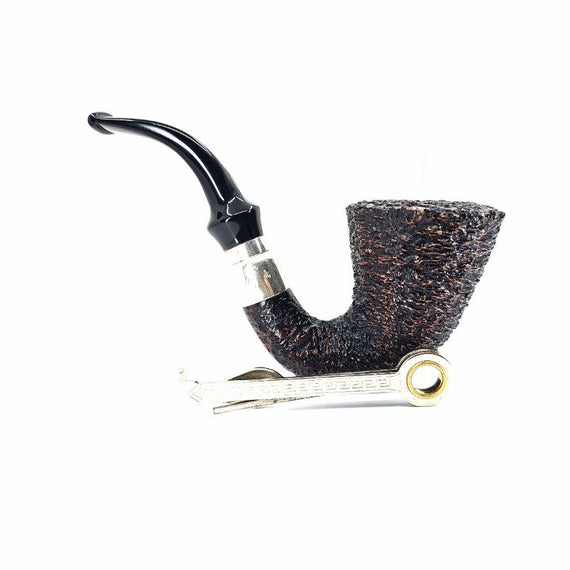 Brebbia Pipe Calabash First 1997 Rocciata Scura 9mm o adattatore