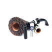 Brebbia Pipe Calabash First 1997 Rocciata Scura 9mm or adapter