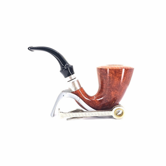 Brebbia Pipe Calabash First 1997 Selected liscia 9mm o adattatore