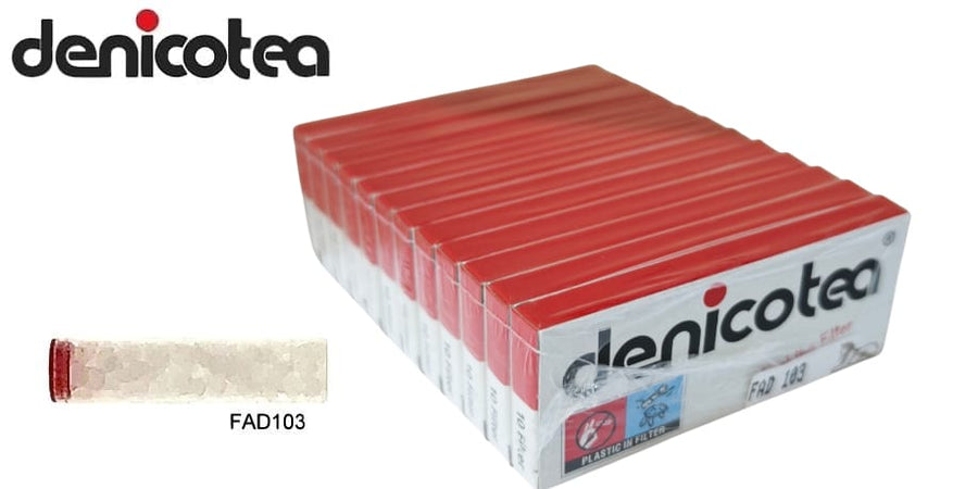 Filtri 9mm ai cristalli Denicotea confezione Risparmio 12 scat. da 10 ( 120 Filtri Tolali )