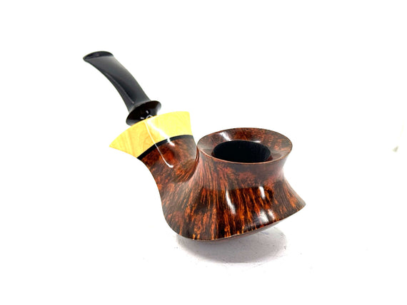 Floppy Pipe La Vulcano Tulipan Smooth World Hand Made in Italy Danish Explosion 