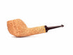 G. Penzo Pipe Natural sandblasted Acorn Briar Boxwood ring cumberland stem