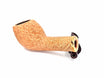 G. Penzo Pipe Natural sandblasted Acorn Briar Boxwood ring cumberland stem