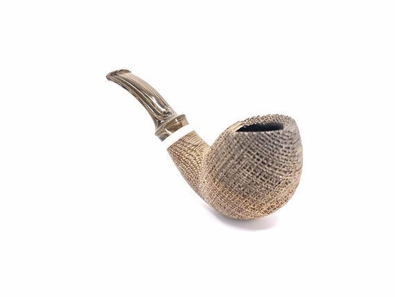 G. Penzo Pipe Egg Sabbiata Morta Innesto Tagua nut Cumberland