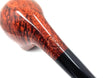 G. Penzo Pipe Smooth flamed Drop Briar Buffalo horn inlay cumberland stem