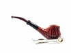 G. Penzo Pipe Smooth flamed Drop Briar Buffalo horn inlay cumberland stem