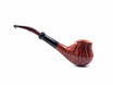 G. Penzo Pipe Smooth flamed Drop Briar Buffalo horn inlay cumberland stem