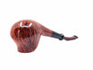 G. Penzo Pipe Smooth flamed Drop Briar Buffalo horn inlay cumberland stem