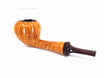 G. Penzo Pipe Smooth flamed Fig Briar cumberland stem