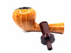 G. Penzo Pipe Smooth flamed Fig Briar cumberland stem