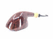 G. Penzo Pipe Smooth flamed Free Form Briar Boxwood inlay vulcanite stem