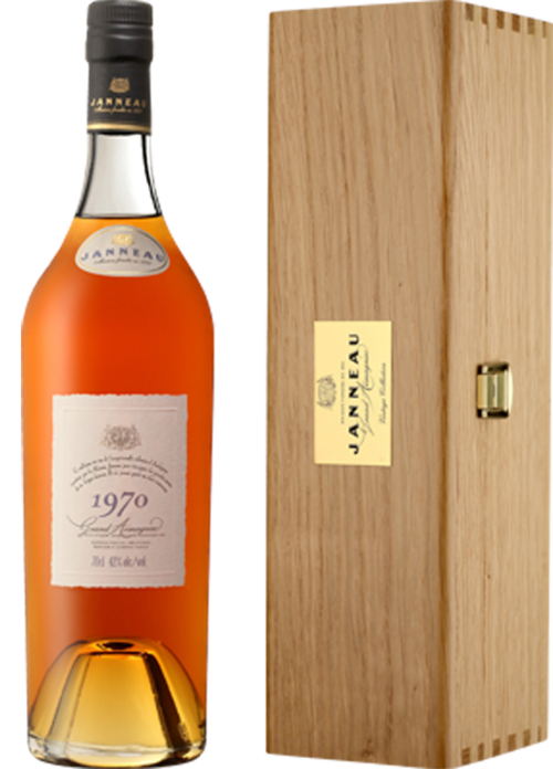 Grand Armagnac Janneau conf. di legno