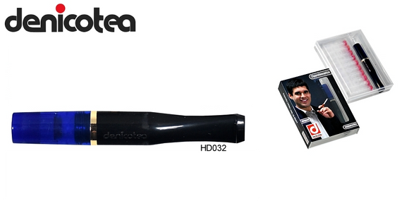 Denicotea Bocchino per sigarette Blu e nero