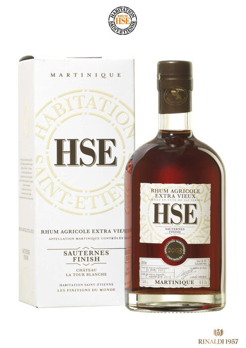 HSE RHUM AGRICOLE - FINISH DAL MONDO - EXTRA VIEUX SAUTERNES FINISH CHÂTEAU LA TOUR BLANC 2007 - c.a.