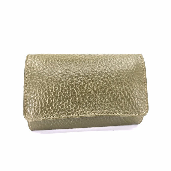 Nuovo Portatabacco Piccolo Floppy in pelle Made in Italy 100%