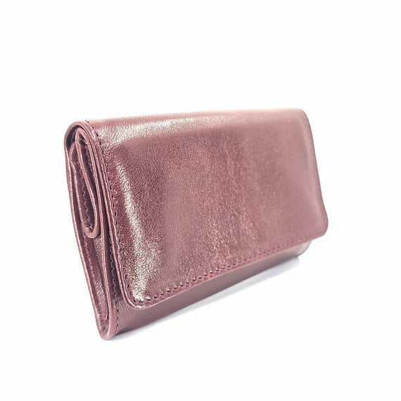 Nuovo Portatabacco Piccolo Floppy in pelle ingrassata Cuoio