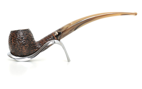PIPA SAVINELLI GINGER'S FAVORITE RUSTICATA MARRONE 626 APPLE CHURCHWARDEN 9 mm