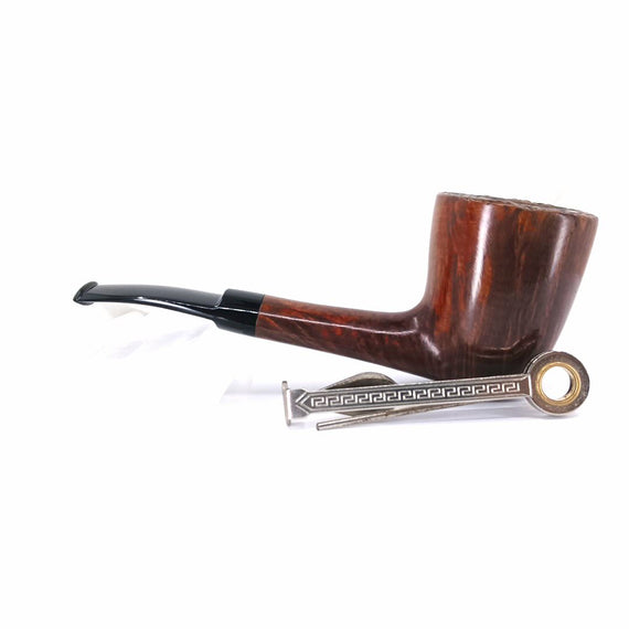 PIPA SAVINELLI USATA AUTOGRAPH LISCIA RIM RUSTICATO 5 MEDIA RODATA
