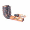 USED PIPE STEFANO SANTAMBROGIO LOVAT RUSTICATED HAND MADE ITALY 