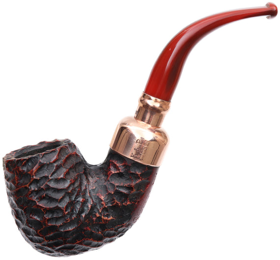 Pipa Peterson Christmas 2024 Copper Spigot Rusticata (X220) Fishtail Bent Billiard