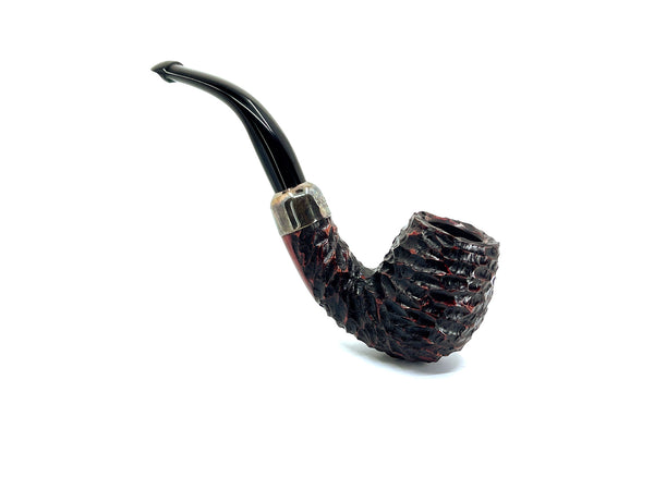 Peterson's of Dublin Pipe of the Year 2023 Bent Egg Rusticated P-Lip