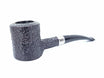 Pipa Alfred Dunhill Shell Briar Gr 4 Poker Quaint Silver Engine Turned Surface Band 10 mm