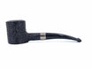 Pipa Alfred Dunhill Shell Briar Gr 4 Poker Quaint Silver Engine Turned Surface Band 10 mm