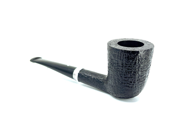 Alfred Dunhill the white spot Pipe Shell Briar 4105 Silver Ring
