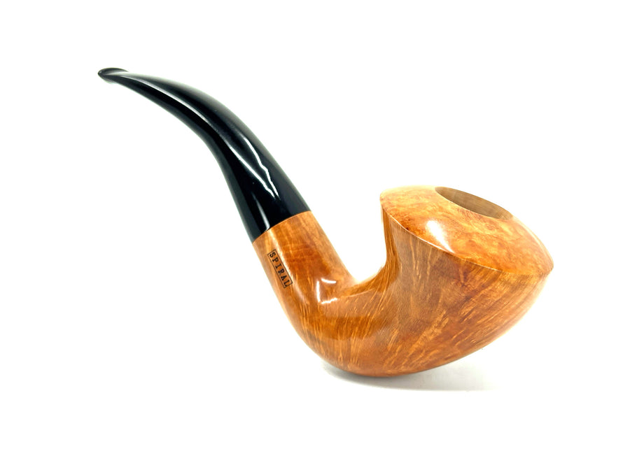 Pipa Ars Aurea Free Hand Liscia Marrone Spiral