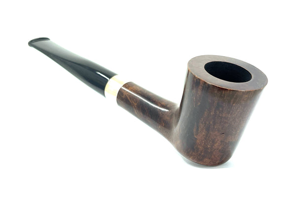 Pipa Ars Aurea Free Hand Liscia Marrone Scura Dublin Silver 925