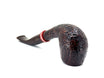 Brebbia Logo 6222 pipe sandblasted with anodized and engraved aluminum ring