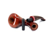 Brebbia Logo Selected 6023 smooth pipe with anodized and engraved aluminum ring