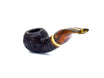 Pipe Brebbia Ninja 602 sandblasted combed bent apple pot 9mm filter or reducer