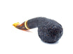 Pipe Brebbia Ninja 602 sandblasted combed bent apple pot 9mm filter or reducer