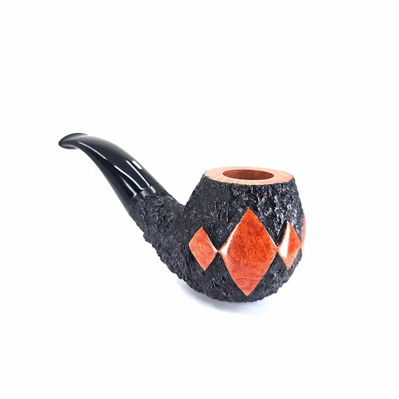 Pipa Castello Pipe Shape 11 Bent Apple Sea Rock Briar KKKK π