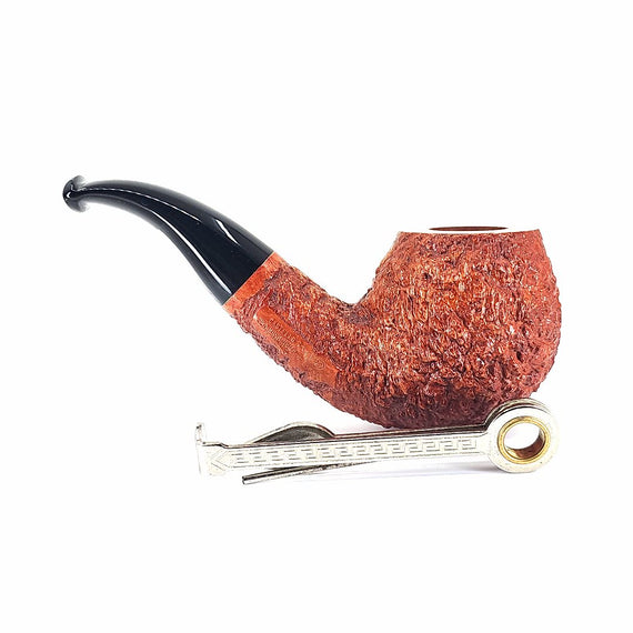 Pipa Castello Pipe Shape 11 Bent Apple Sea Rock Briar Marrone KKKK