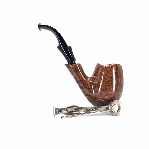 Pipa Castello "Collection" KKK Occhio di perinice Cacciatora con brillantino Shape 93