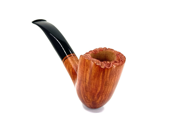 Pipe Fe.Ro bent dublin smooth rusticated rim
