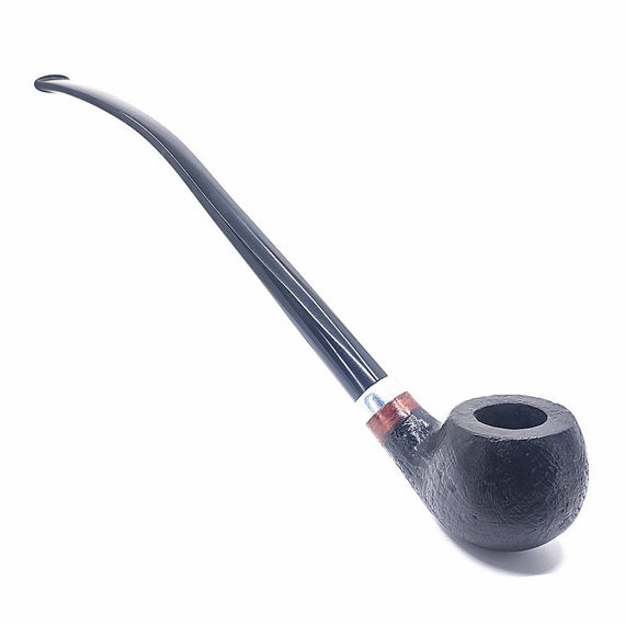 Pipa Floppy Churchwarden Liscia Bent Apple Sabbiata